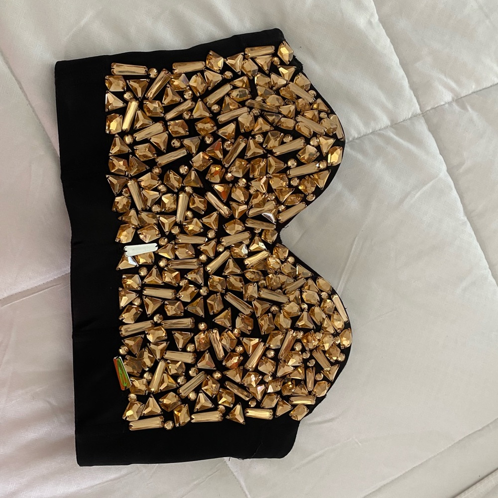 Rhinestone Bustier - image 1